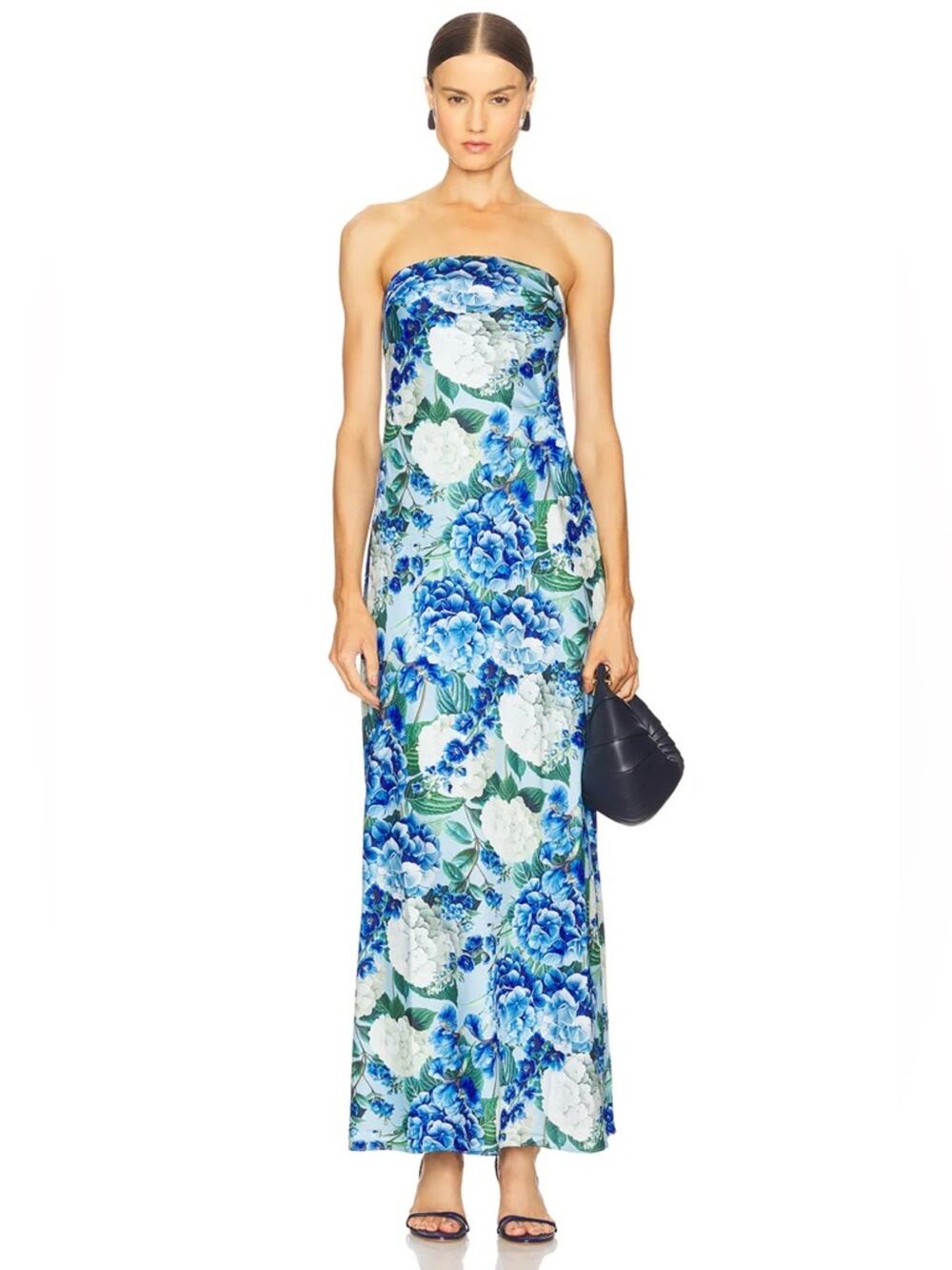 Sonya Moda Ela Floral Strapless Gown S